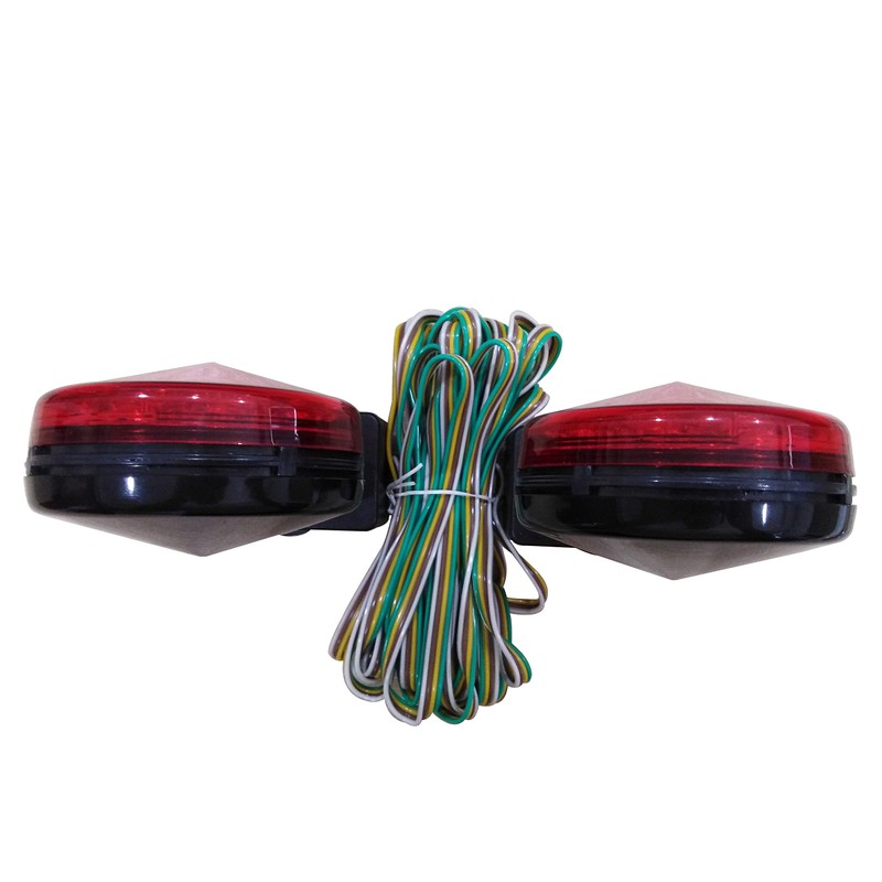 MAXXHAUL 50015 12V Magnetic LED Towing Lights With Magnetic Base