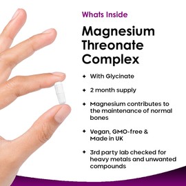 New Leaf Products Magnesium Threonate Glycinate Complex Capsules