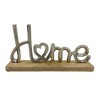 Sil Interiors Love/Home Decoration On Wooden Base (Home)