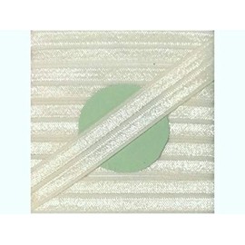 Großhandel für Schneiderbedarf 5 m Elastic Edging Tape 16 mm Cream