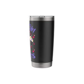 Floral Mule Girls Women Just A Girl Who Loves Mules Stainless Steel Insulated Tumbler