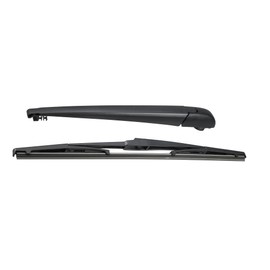 Motoforti Rear Windshield Wiper Blade Arm Set, for Toyota C-HR 2016-2020, Plastic Rubber, Black