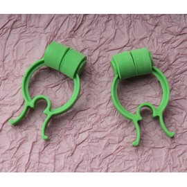 Ruwado 2 Pcs Nose Clips for Swimming Sponge Plastic Large Nose Plugs Protector for Adults Training Water Sports Outdoor Activities Pool Accessories Swim Supplies (Green)