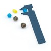 Beadalon Diapositiva 80 mm Calibre de Cuentas, plástico Econo