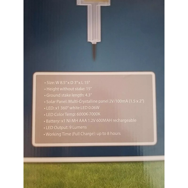 Country Side LED Solar Powered Cross "Forever Loved Never Forgotten"