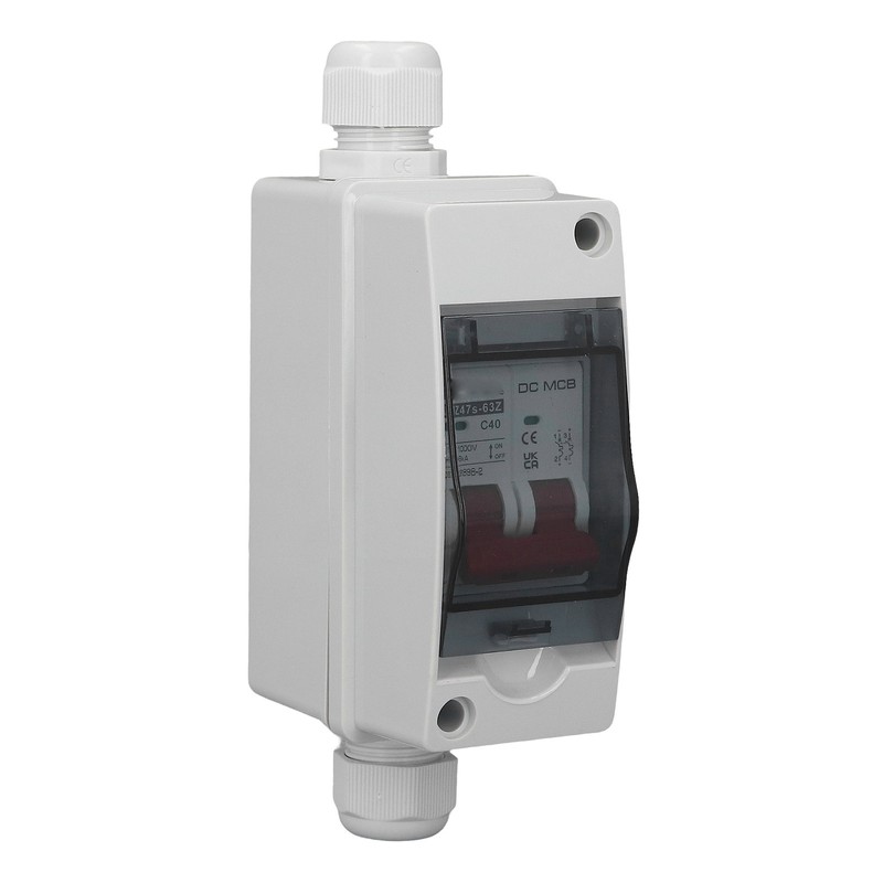 DC Circuit Breaker 2P 40A IP65 Waterproof 6KA Breaking Capacity