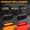 ZTT Smoked LED Fender Side Marker Light For 10-18 Dodge