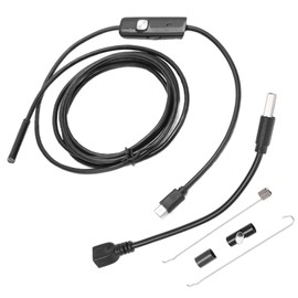 AN97-5.5 Endoscopio HD Cámara de Endoscopio Industrial Puerto USB con Lente de 5.5mm IP67 70° Ángulo de Visión del Sensor de 1/9 de Pulgada para Reacondicionamiento Industrial (1M)