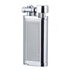 Angled Soft Flame Antique Style Lift Arm Butane Refillable Lighter