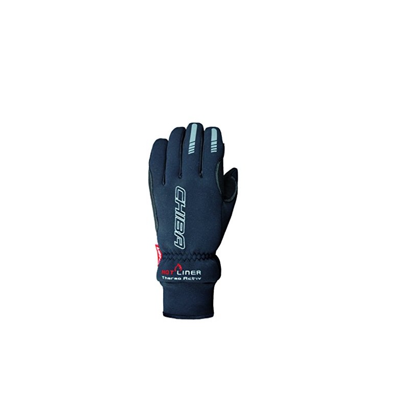 Chiba Men's Thermo Activ Flight Gloves, Black, M
