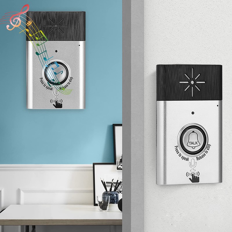 Intercom Doorbell, Smart Intercom Door Entry System, Wireless Intercom Doorbell,