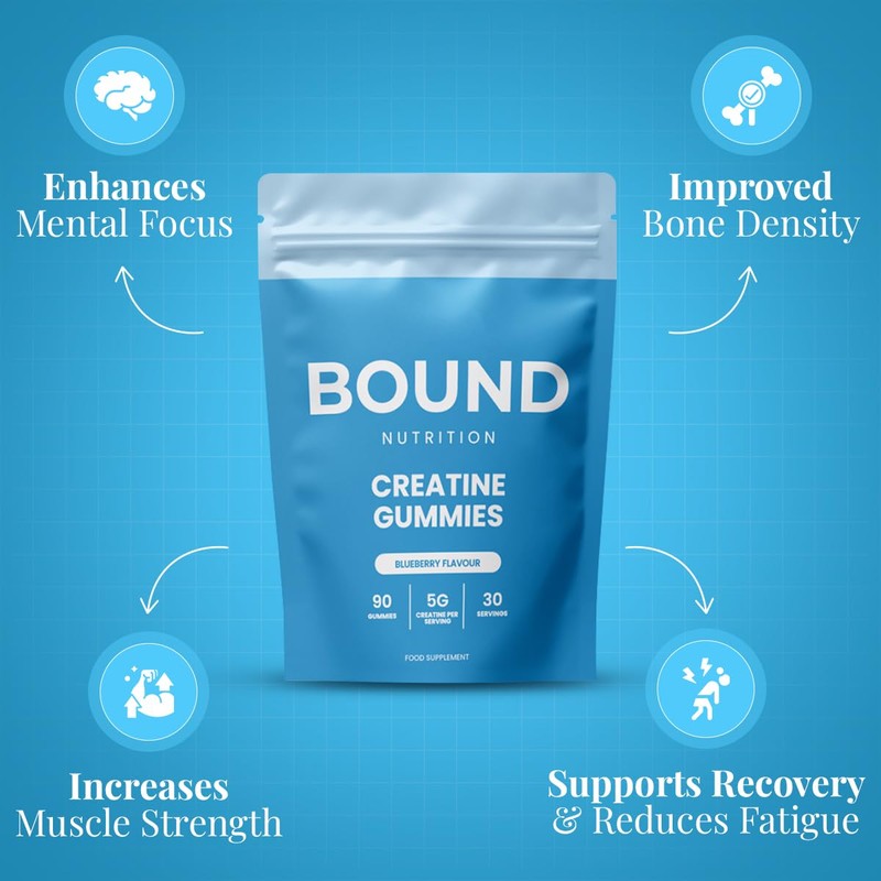 Creatine Gummies 5000mg 90 Gummies Muscle Growth/Recovery Supplements for Women