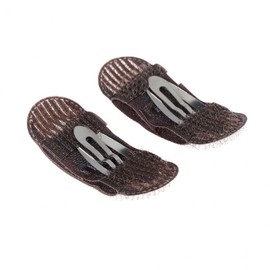 Breathable Matte Bang Hair Clip for Volume Pin Coffee KGD02523 100ea