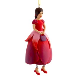 ROSEMARIE SCHULZ Heidelberg Flowers Girl Fuchsia Hanging Figurine Decorative Garden Figure for Indoor Use