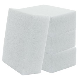 ISDVBUY 4 Pack Stone Cleaning Block Clean Brick, Pumice Stone for Cleaning Oven, Griddle Scraper, Commercial Grade Cleaner for BBQ, Flat Top Cookers, Baking Steel(White)