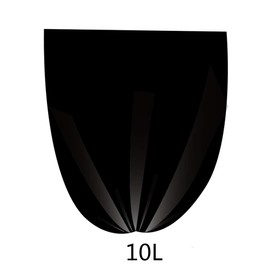 Lesbye 10 Litre Bin Liners, Black, Pack of 125