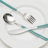 Travel Utensils Set, 4pcs Stainless Steel Reusable Cutlery, Portable Silverware