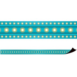 Teacher Created Resources Light Blue Marquee Magnetic Strips (TCR77307)
