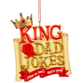 Dad Jokes Ornament - King of Dad Jokes