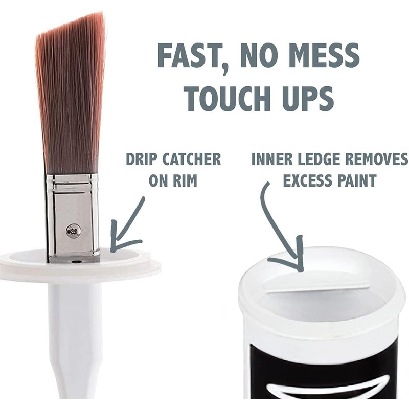 Paint Saint | Sealable Touch Up Container with Brush Attached