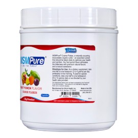 KALA HEALTH MSMPure Fruit Punch Flavored Coarse MSM Powder Flakes – US-Made MSM for Joint Health, Skin Appearance, and Hair & Nail Support – 2.2 lb, Organic Sulfur