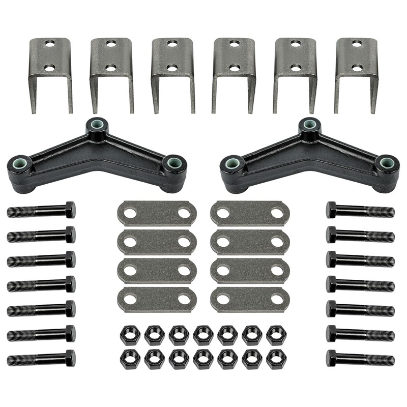 KUAFU Trailer Leaf Spring Hanger Kit for Double Eye Springs(3.5K