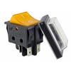 Rocker Switch with Waterproof Cover 2-Pin (4pin) 16 A 250