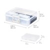 IRIS USA Cosmetic Hobby Box with 4 Inner Case and