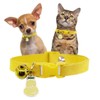 Yellow Cat Collar with Bell, Pretty Soft Kitten Collor Male
