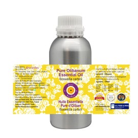 Deve Herbes Pure Olibanum Essential Oil (Boswellia carterii) Steam Distilled 630ml (21 oz)