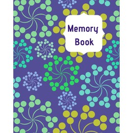Memory Book: 90 page 8x10 size memory journal book with space to write your memories to leave as a keepsake for your family.