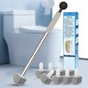 Pumice Stone Toilet Bowl Cleaner,16.7Inch Toilet Pumice Stone with Handle