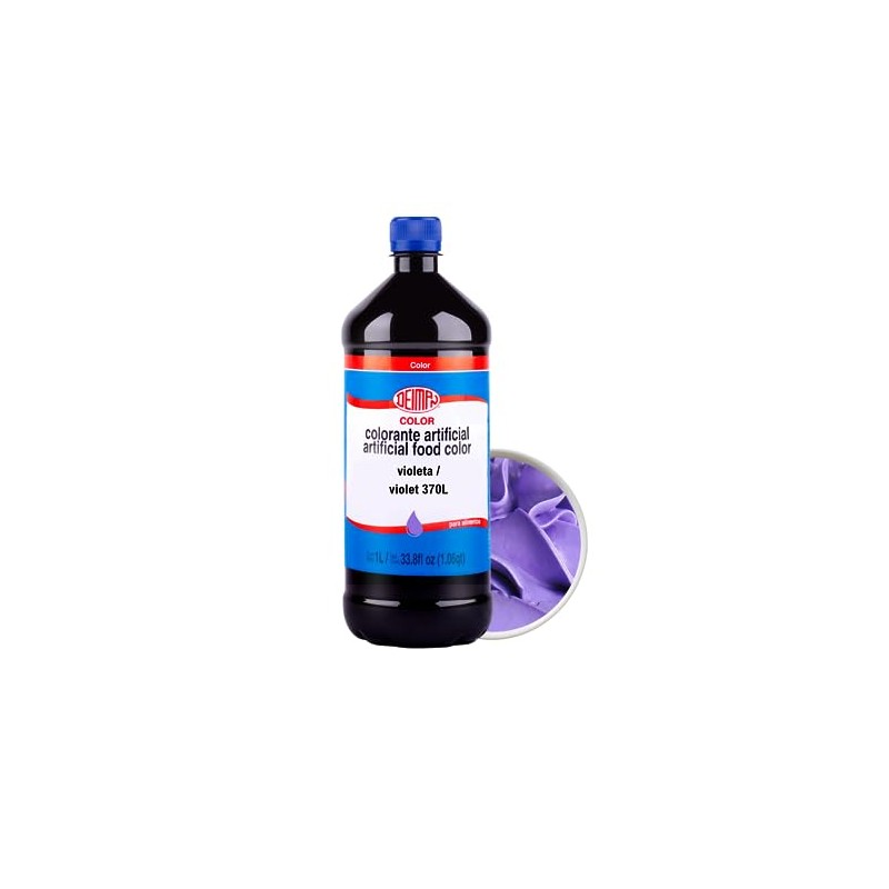 Deiman Artificial Food Color Violet 370 L (33.8 fl oz)