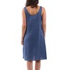 Amazhiyu Womens 100% Linen Summer Sleeveless Midi Tank Dresses with
