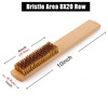 MAXMAN Brass Brush 3Pcs, Soft Brass 8 Rows 20 Bristles