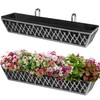 4 Pack 30 Inch Window Boxes Planters Railing Planter Box