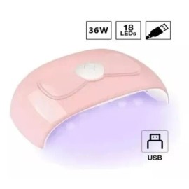 Quality Kit Lampara Uñas + Esmeril Pulidor De Uñas Manicure + Regalo