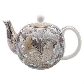 The Leonardo Collection LP94981 Ceramic Tea Pot | Acanthus Design | 1 Pc