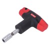 T Handle Wrench Fixed Torsion Chrome Vanadium Steel 1/4in Hex