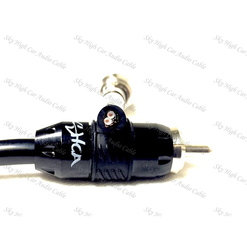 Sky High Car Audio Premium 2-Channel RCA Cable - 20ft