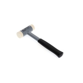 Gedore 8829170 Non-Rebound Soft Hammer, Diameter 40 mm, Steel Tube Handle, Interchangeable Polyamide Heads