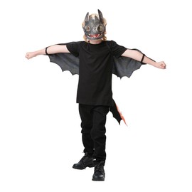 Rubie's 300091OS000 How to Train your Dragon Animal Fancy Dress, Boys, Black, 3-8 years