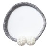 Curtain Tiebacks,Magnetic Curtain Tiebacks Pearl Ball Curtain Drapes Clips Rope