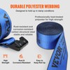 VEVOR Truck Straps, 4" x30' Heavy Duty Tie Down w/Flat