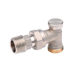 Danfoss 003L0203 Nickel RLV-D 15mm Lockshield Valve with Compression