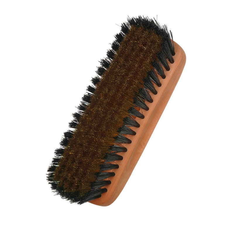 Redecker Natural Pig Bristle/Bronze Wire Clothes Brush with Pearwood Handle,