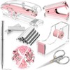 Office Supplies Set Desk Accessory Kit, Acrylic Stapler Set Staple