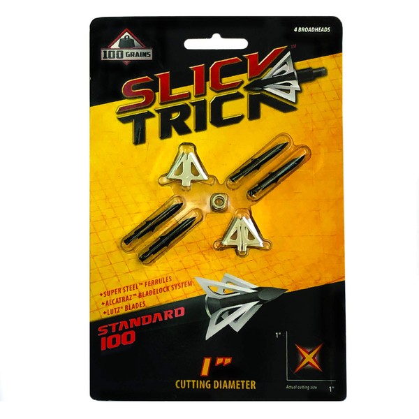 Slick Trick Broadhead 1" Standard 4 Pack
