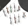 YURAOER Anime Slayer Keychain Pin Set - Cartoon Figures 9