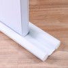 1 Pack White Twin Door Draft Stoppers, 96CM Double Side